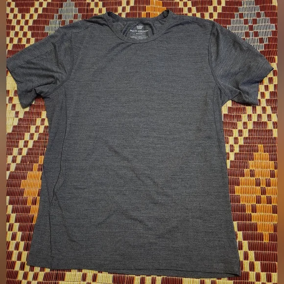 Mack Weldon Shirts Mens Mack Weldon Airknitx Ss Charcoal Grey